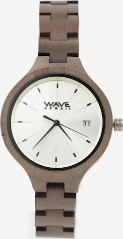 Montre à affichage analogique ' Grauer Ahorn ' Wave Hawaii en beige