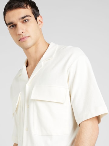 JACK & JONES Comfort Fit Skjorte 'LENNON' i hvid