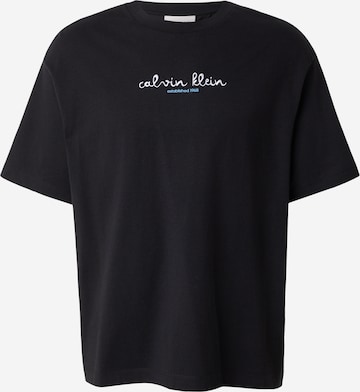 Calvin Klein Jeans Μπλουζάκι 'TRVL LINES' σε μαύρο: μπροστά