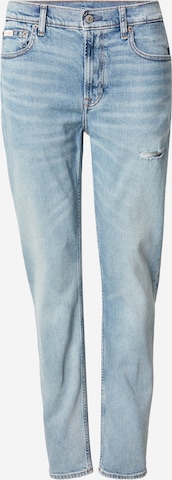 Calvin Klein Jeans Tapered Farkut 'MIRAGE' värissä sininen: etupuoli