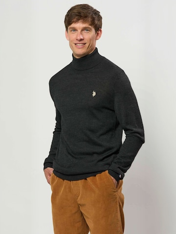 U.S. POLO ASSN. Trui ' UMDel ' in Grijs: voorkant