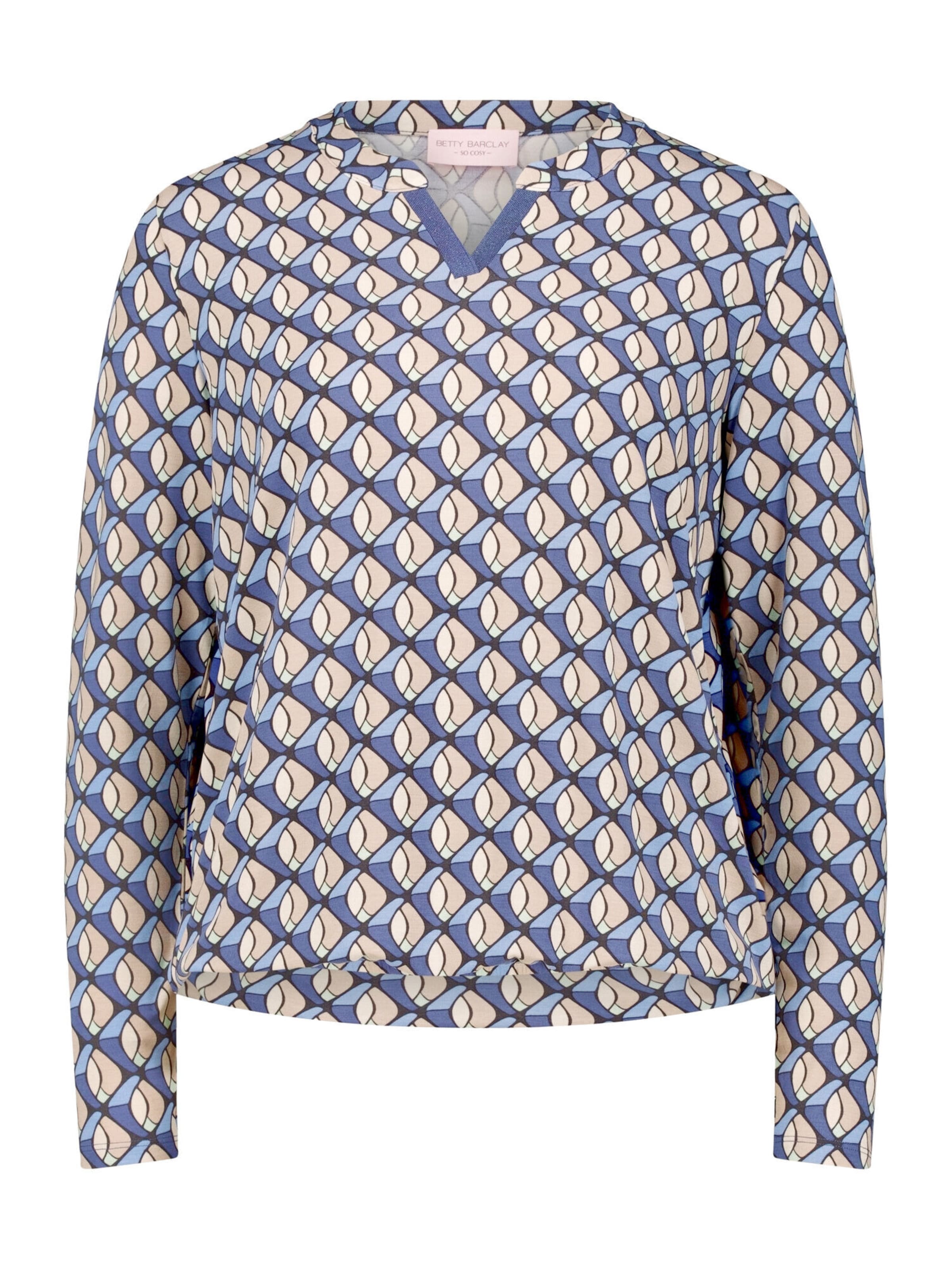 T-shirt Betty Barclay en bleu : devant