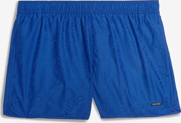 Calvin Klein Swimwear Board Shorts in Blue: front