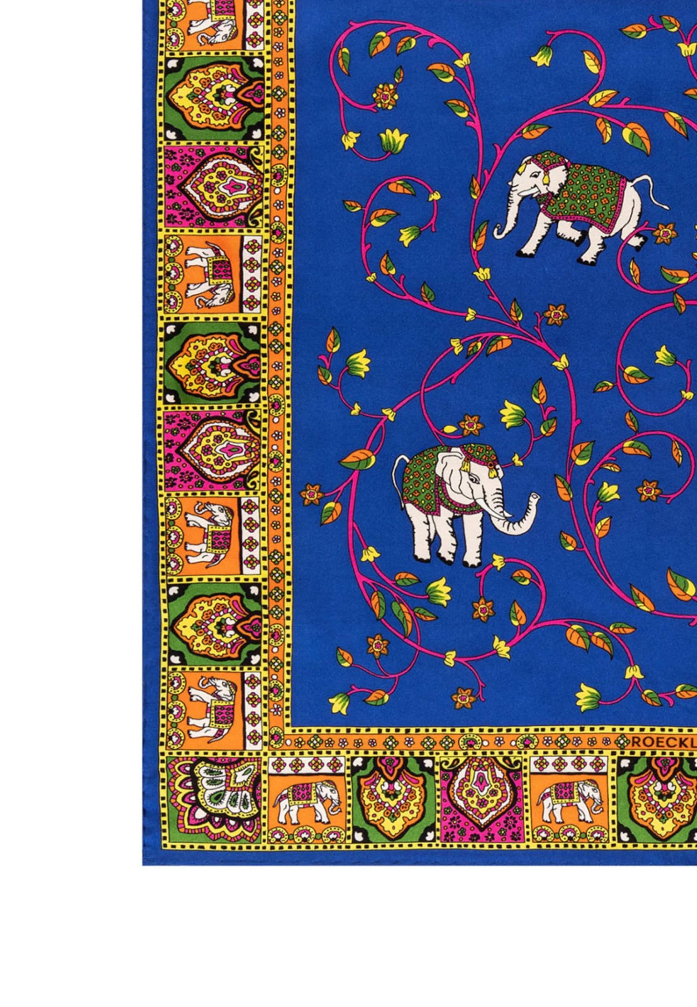 Foulard 'ELEPHANT GARDEN NICKY' di Roeckl in colori misti