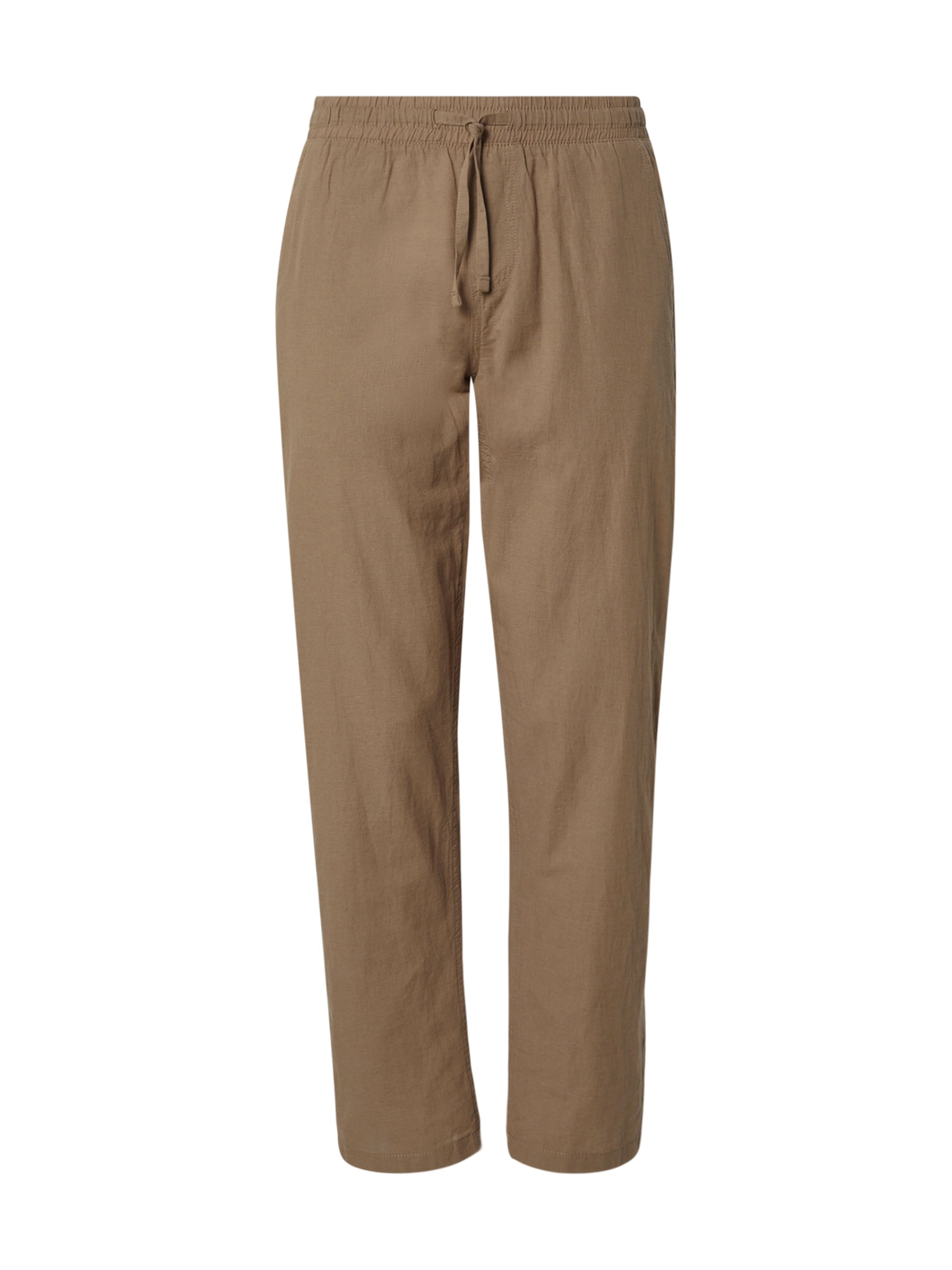 JACK & JONES Trousers 'JPSTKane JJSummer' in Brown: front