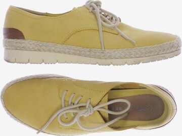 TAMARIS Flats & Loafers in 40 in Yellow: front