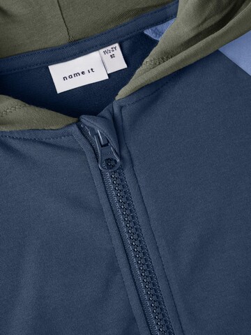 NAME IT Zip-Up Hoodie 'Lava' in Blue