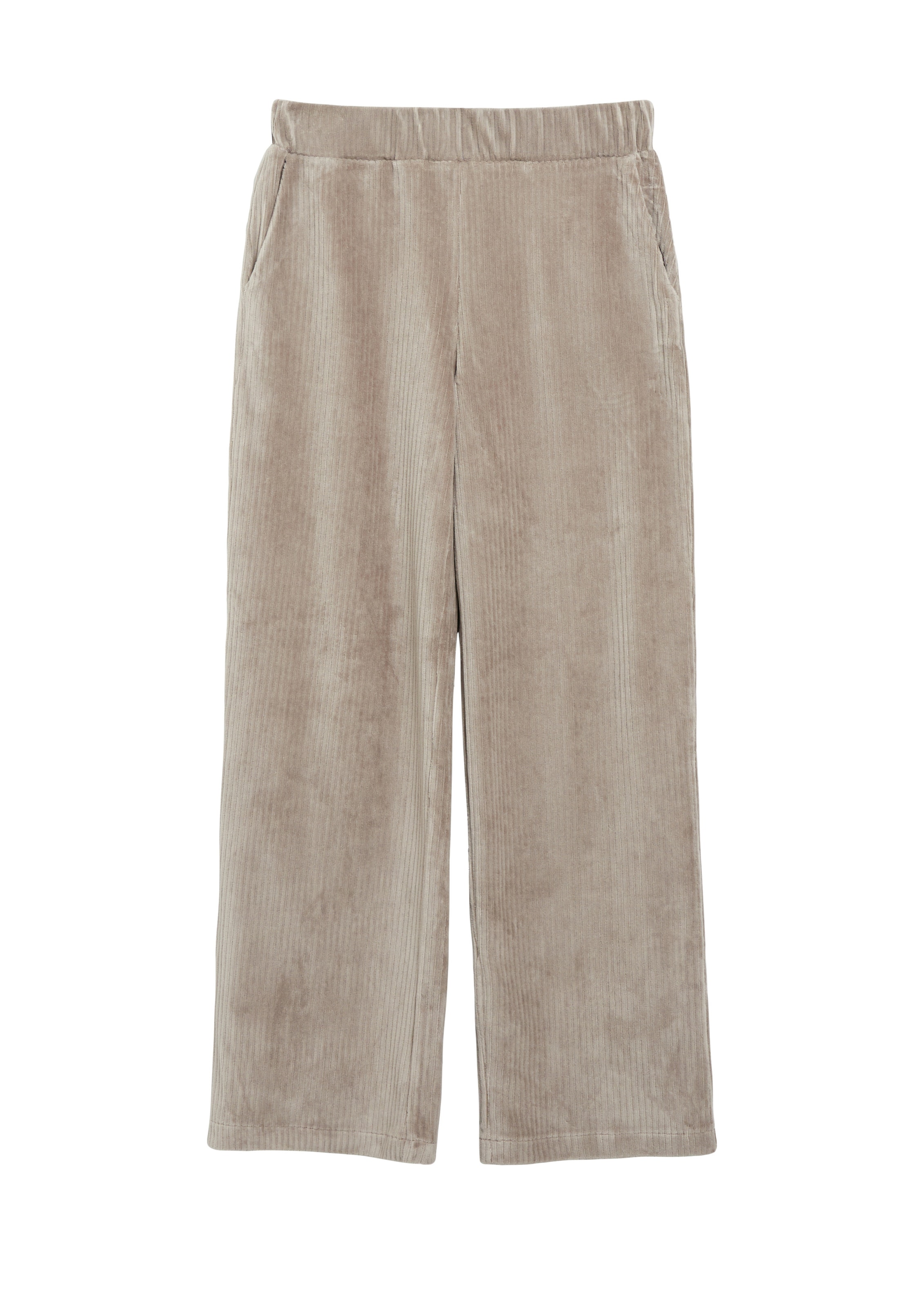 Wide Leg Pantalon s.Oliver en marron : devant