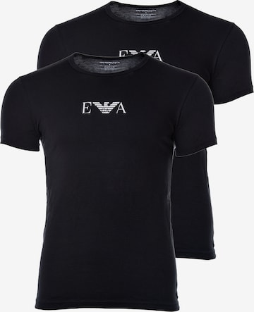 T-Shirt Emporio Armani en noir : devant