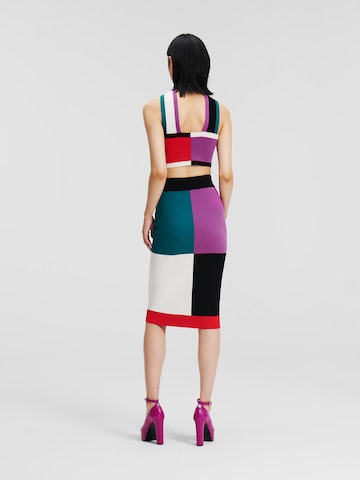 Karl Lagerfeld - Saia em mistura de cores