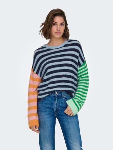 ONLY Pulover 'ONLCHRISTY' | modra barva: sprednja stran