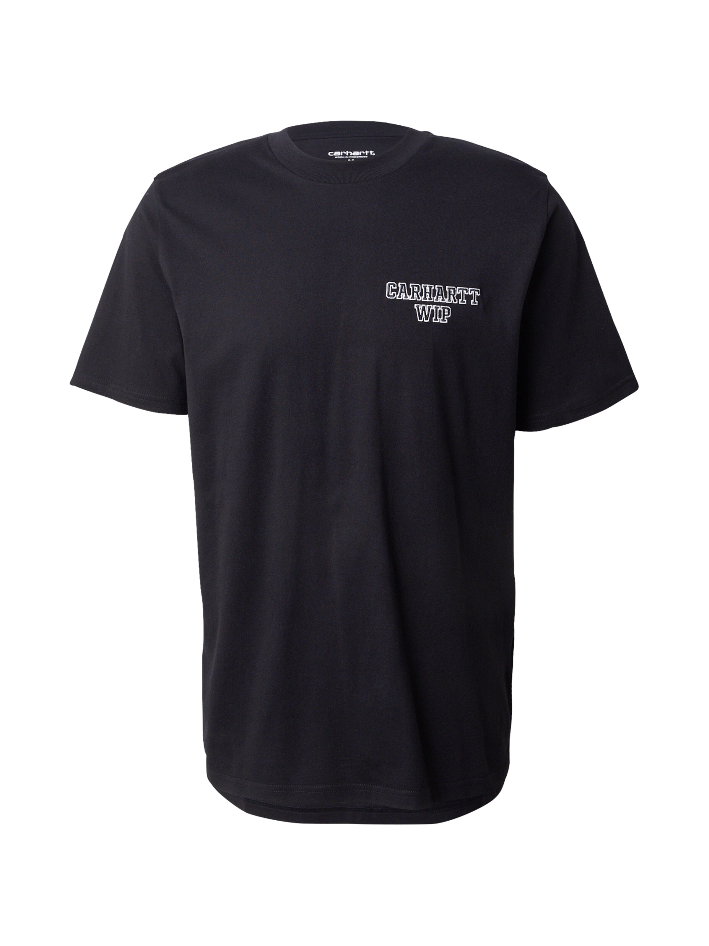 Carhartt WIP - Camiseta 'Alumni' en negro: frente