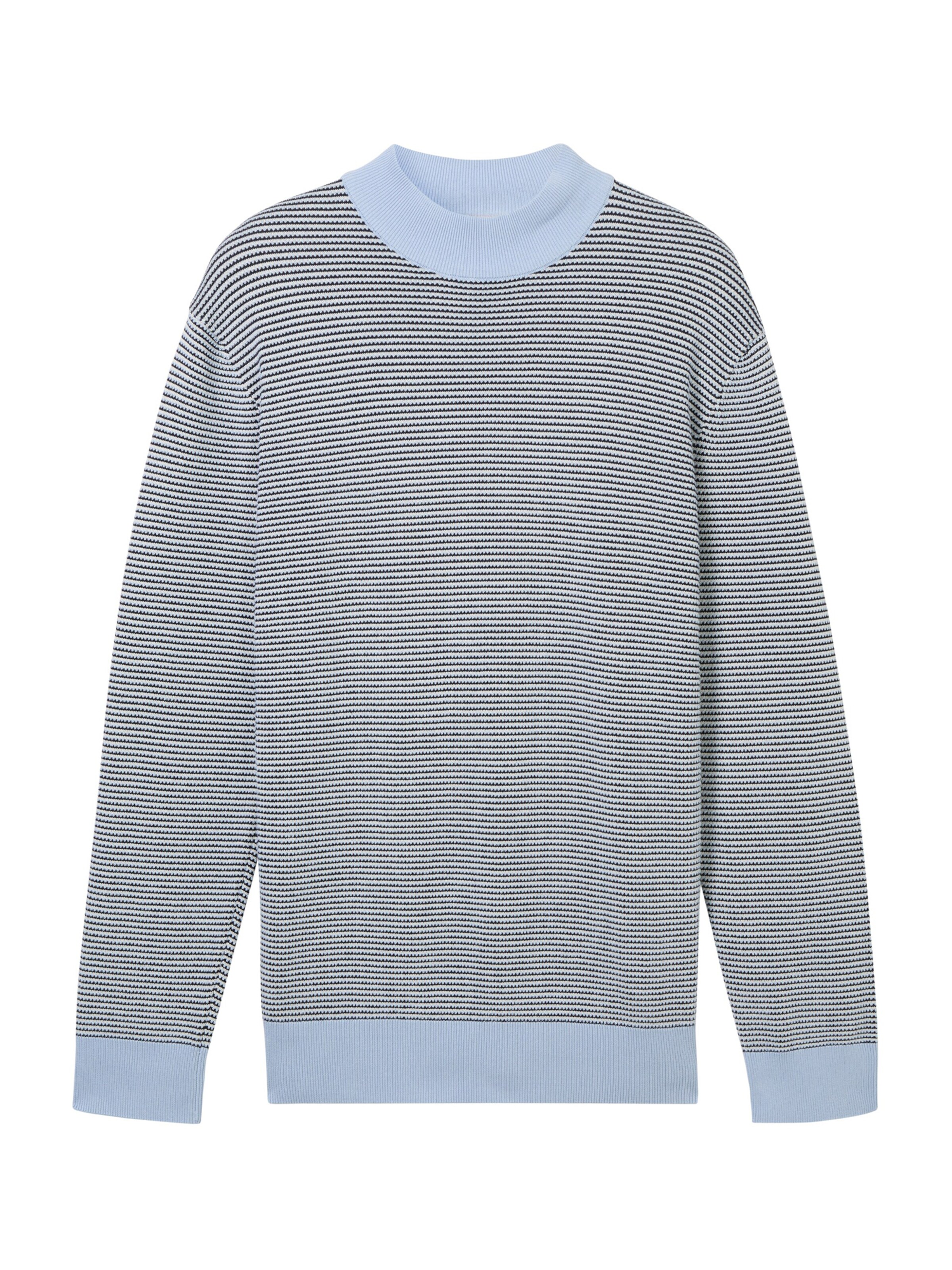 TOM TAILOR DENIM Sweater in Blue: front