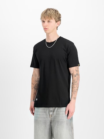 ALPHA INDUSTRIES Tričko – černá