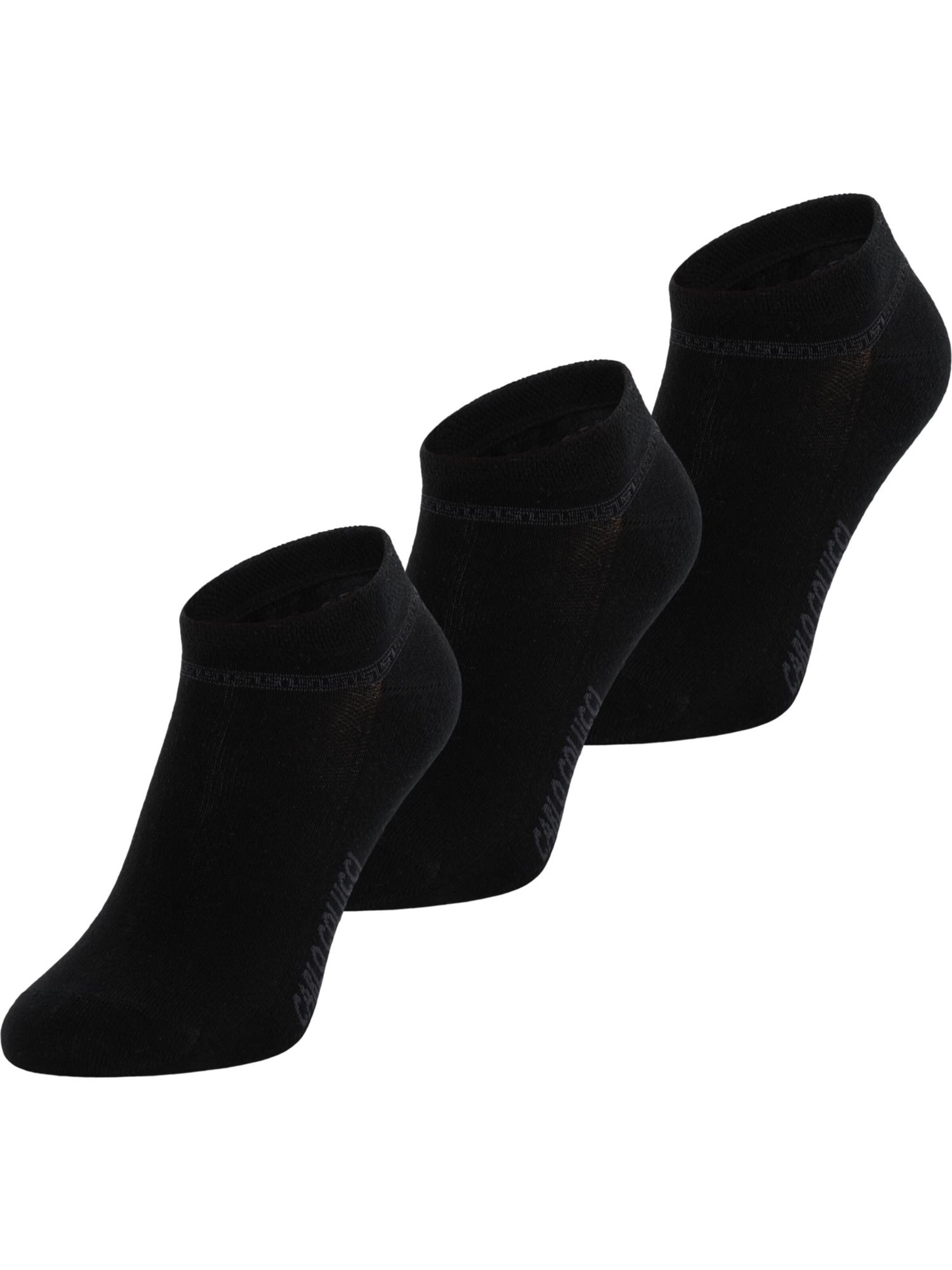Chaussettes ' Amalfi ' Carlo Colucci en noir