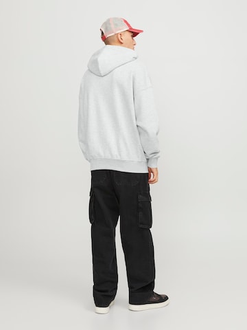 JACK & JONES Sweatshirt 'Vibe Spongy' in White