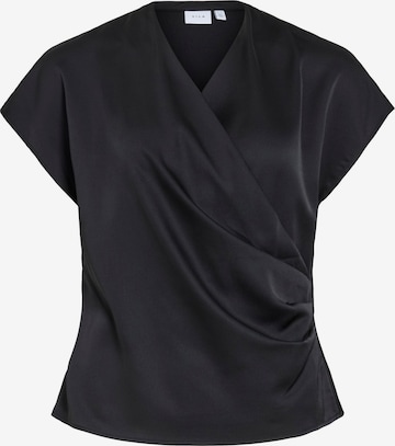 VILA Bluse 'VIElette' i sort: forside