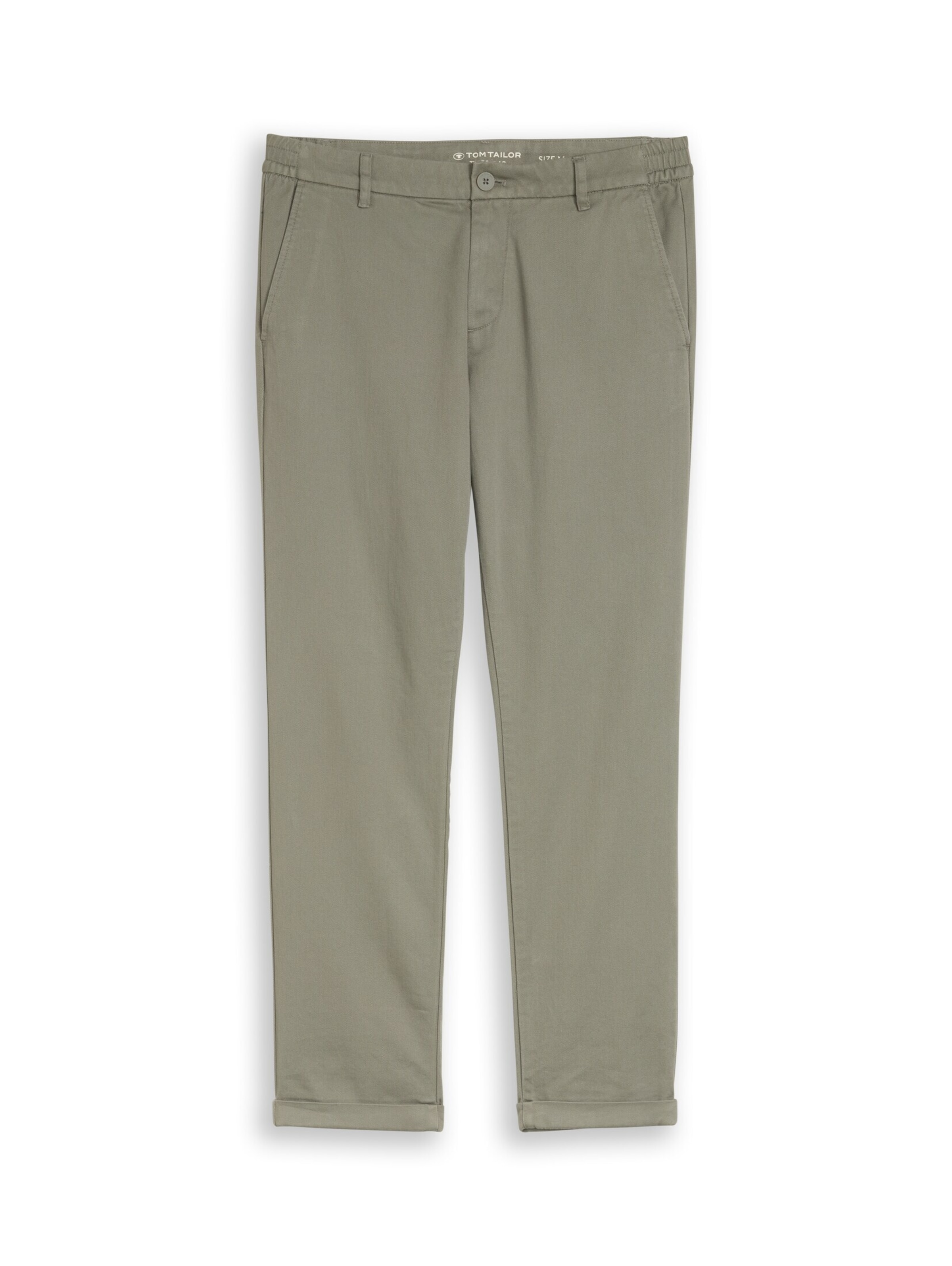 TOM TAILOR Pantalon chino en olive, Vue avec produit
