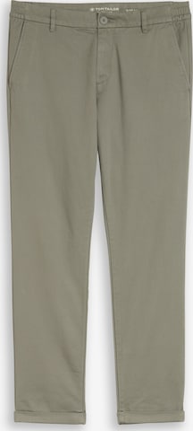 Regular Pantalon chino TOM TAILOR en vert : devant