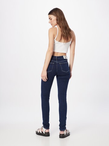 Skinny Jeans de la Calvin Klein Jeans pe albastru