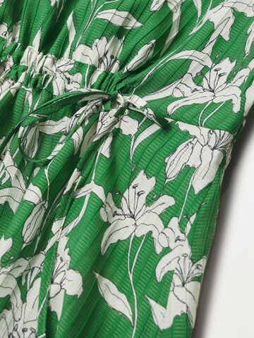 MANGO Summer Dress 'Rainbow' in Green