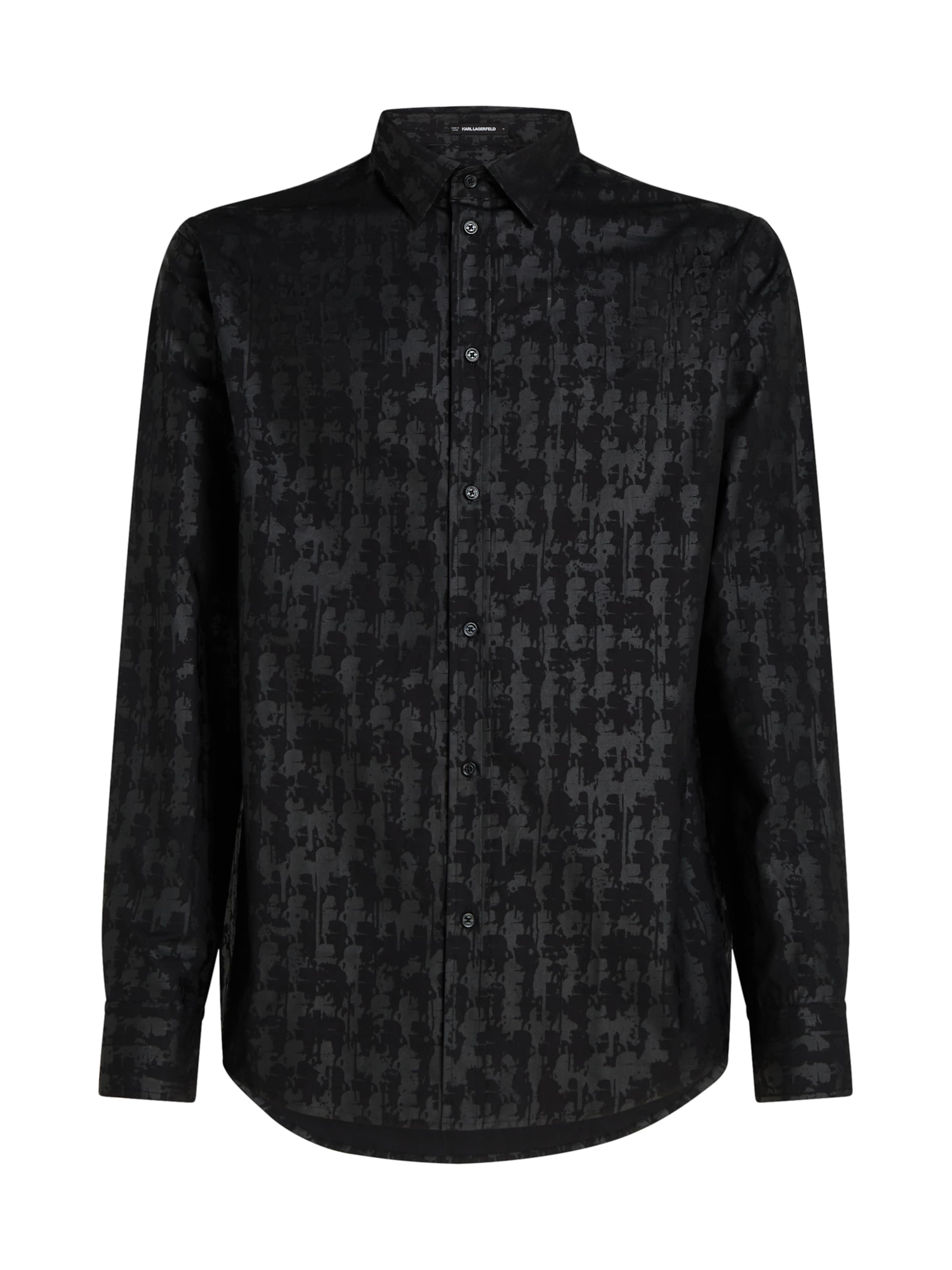 Regular fit Cămașă ' Kameo ' de la Karl Lagerfeld pe negru: față