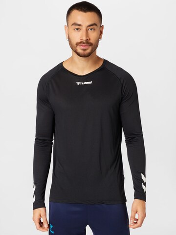 Hummel Funkční tričko 'MT Bow' – černá: přední strana