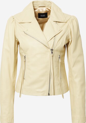 Ibana Between-Season Jacket 'Brenna' in Yellow: front