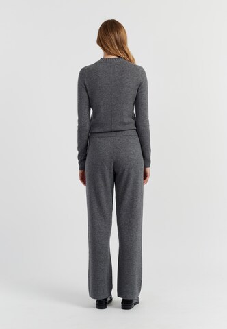 Chinti & Parker Wide Leg Bukser 'Basics' i grå