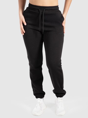 Smilodox Tapered Trousers ' Dalila ' in Black: front