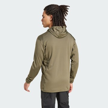 ADIDAS TERREX Funktionele fleece-jas 'Xperior' in Groen