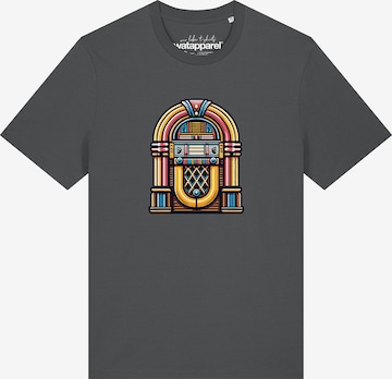 Watapparel Shirt 'Jukebox' in Grijs: voorkant