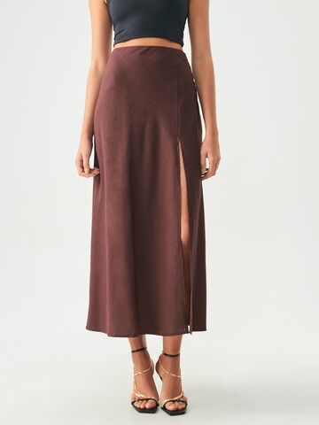 Sável Skirt 'KENNA' in Brown: front