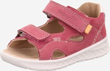 SUPERFIT Sandals & Slippers 'Lagoon' in Pink: front