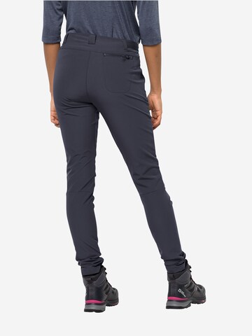 JACK WOLFSKIN Regular Athletic Pants 'GEIGELSTEIN' in Grey