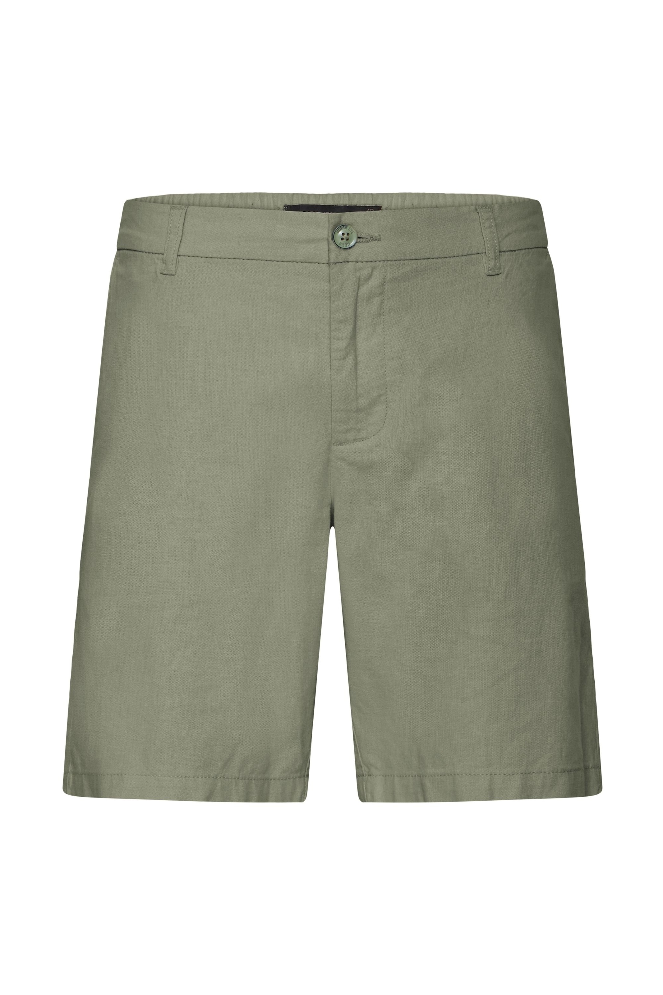 INDICODE JEANS Leinenhose ' IDPassala ' in khaki, Produktansicht