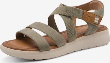Tamaris Sandaler i grøn: forside
