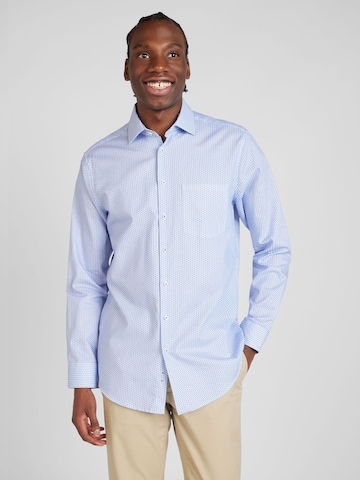 SEIDENSTICKER Regular fit Риза в синьо: отпред
