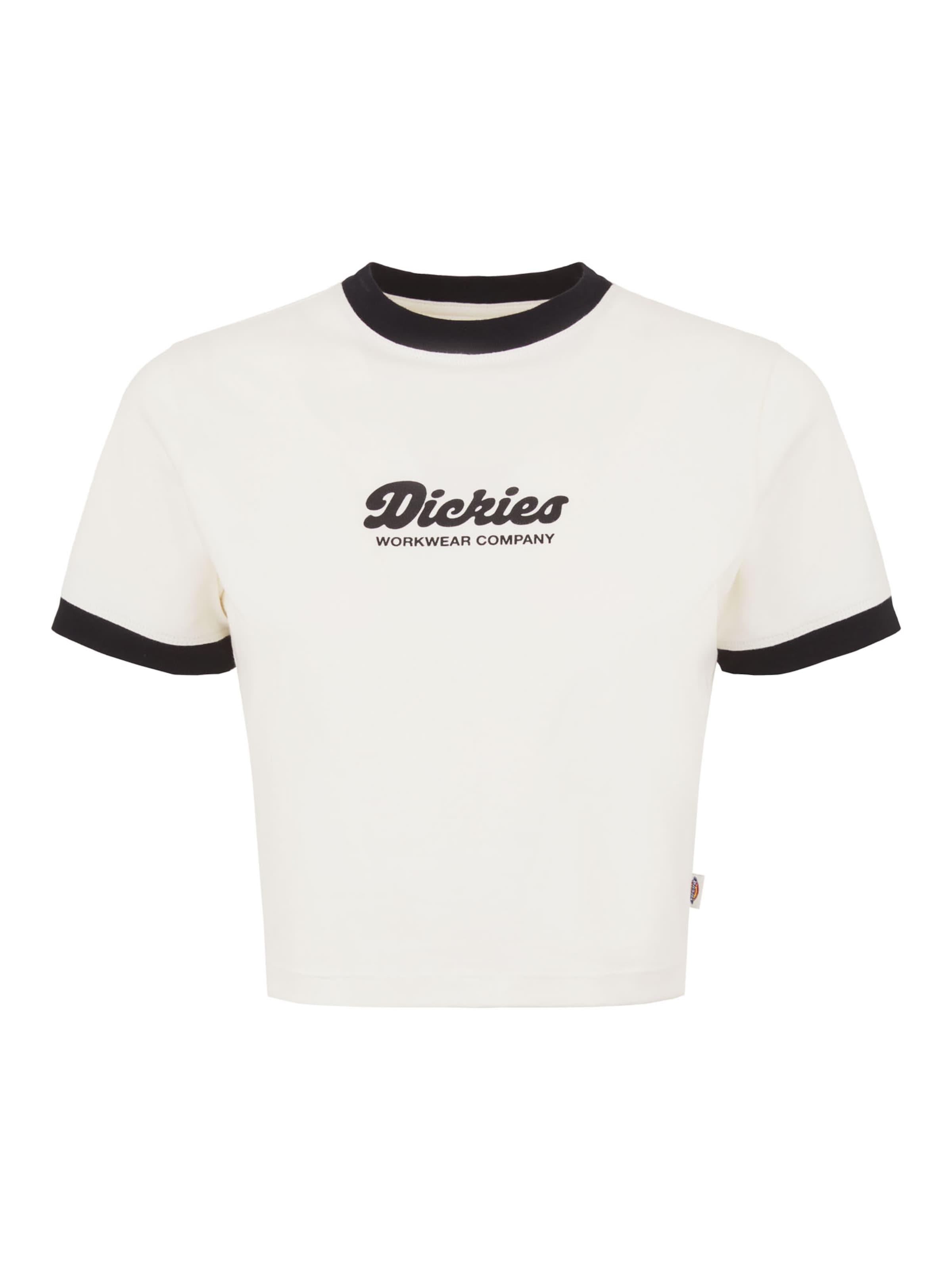 Tricou 'LEWISTOWN' de la DICKIES pe alb: față