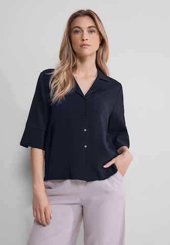 STREET ONE Blouse in Blue: front