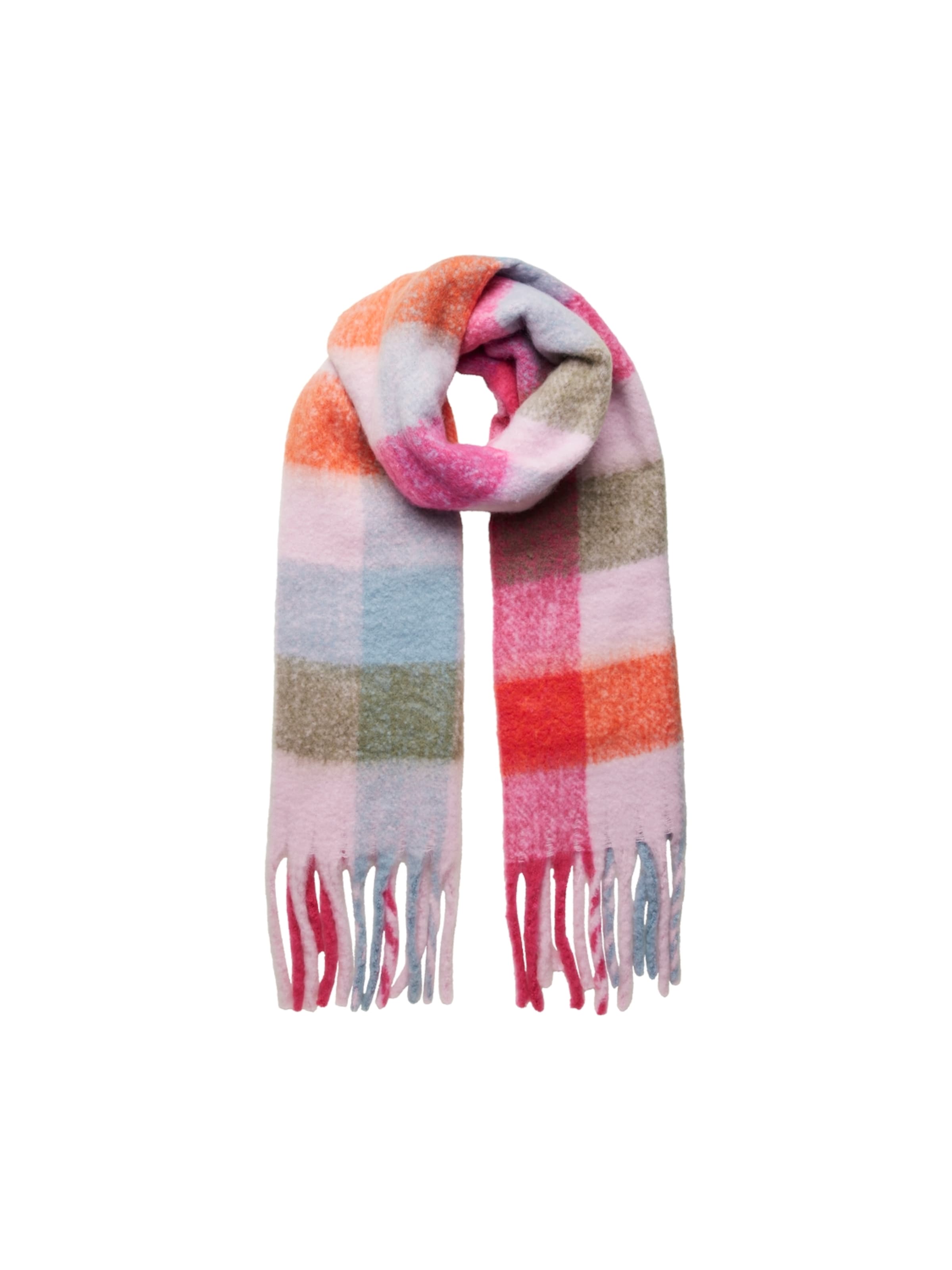 PIECES Halsduk 'PCBEA' i rosa: framsida