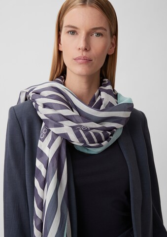 Foulard COMMA en bleu : devant