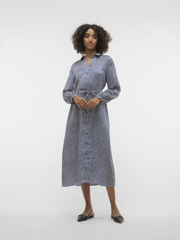 VERO MODA Shirt Dress in Blue