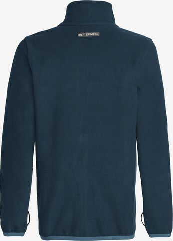 VAUDE Athletic Fleece Jacket 'Pulex' in Blue
