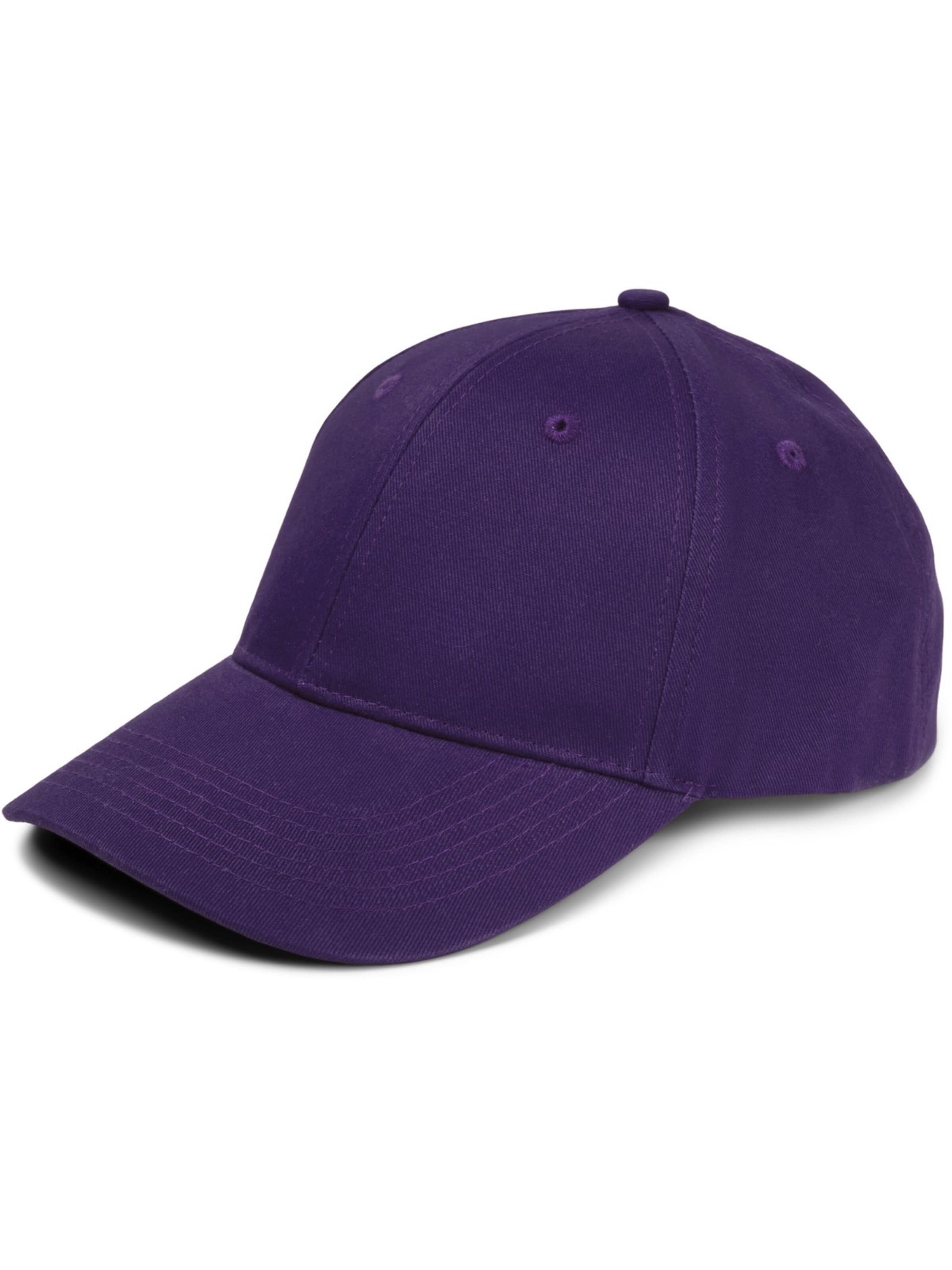 styleBREAKER Cap 'Baseball Cap Einfarbig' in Purple: front