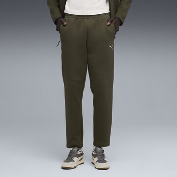 PUMA Regular Sporthose 'Evostripe' in Grün: Vorderseite