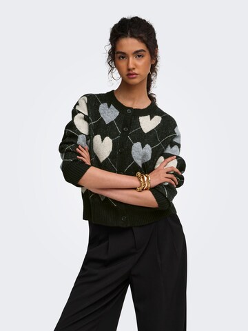 Cardigan 'ONLRITU' ONLY en noir : devant