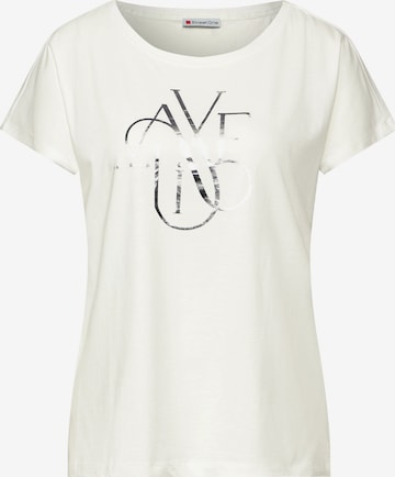 T-shirt 'Alive' STREET ONE en blanc : devant