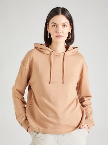 QS Sweatshirt in Brown: front