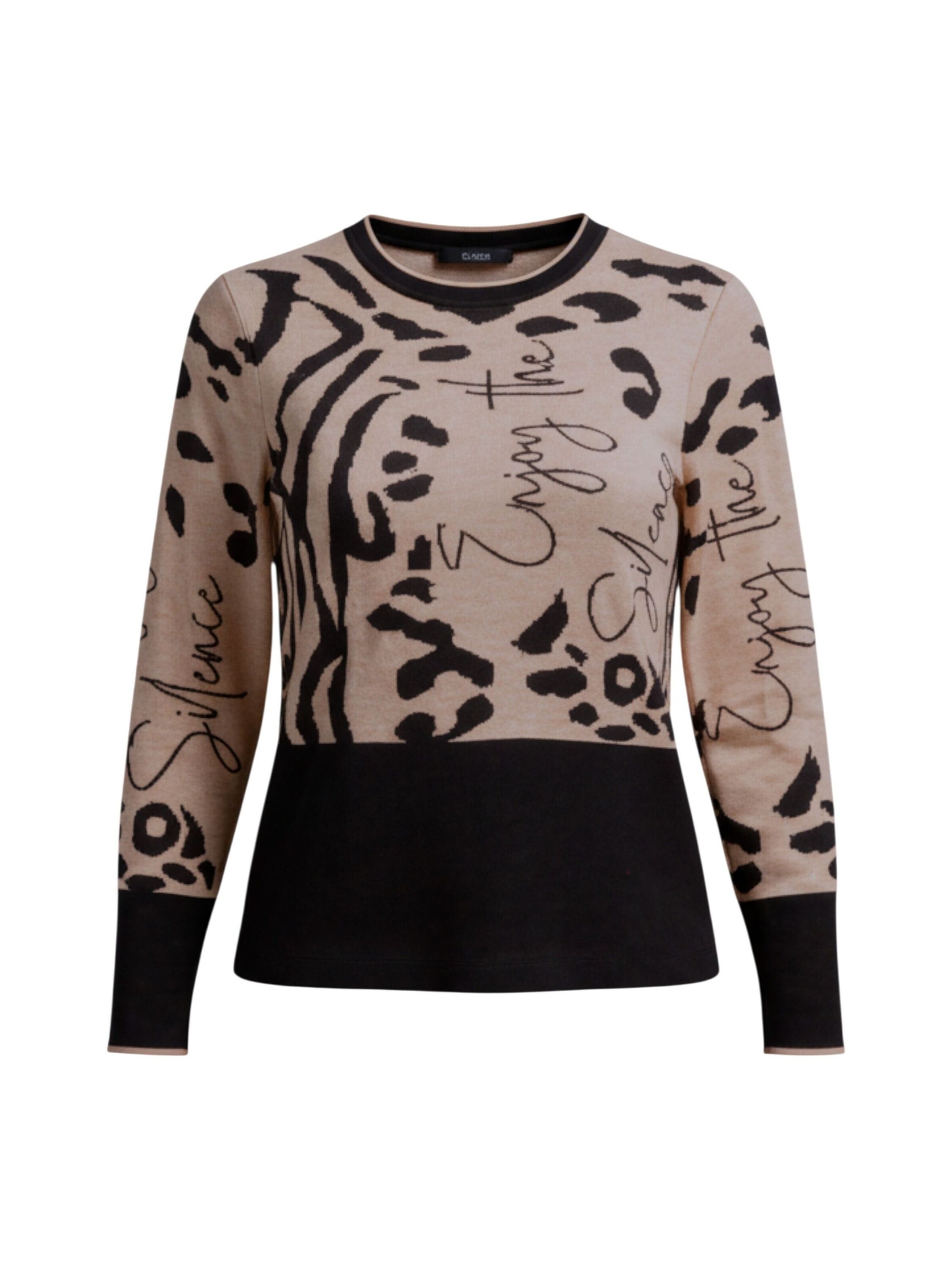Pull-over Navigazione en noir : devant